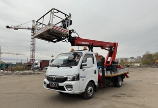 DONGFENG JUNFENG Q35 (МРМ 3,5т) С АГП ВЕЛМАШ P180T (PALFINGER) 18м